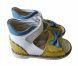 Купити Ортопедичні сандалі для дівчинки Ortop 500UKR жовто-блакитні з доставкою додому в інтернет-магазині ортопедичних товарів і медтехніки Ортоп