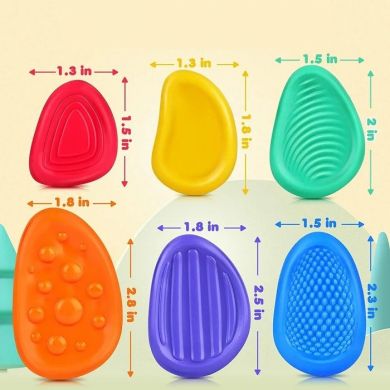 Сенсорные антистресс-камни для детей с особыми потребностями Ортек 12838 (Черноморск)