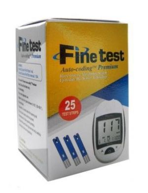 Тест смужки для глюкометра Finetest Auto-coding Premium 25штук