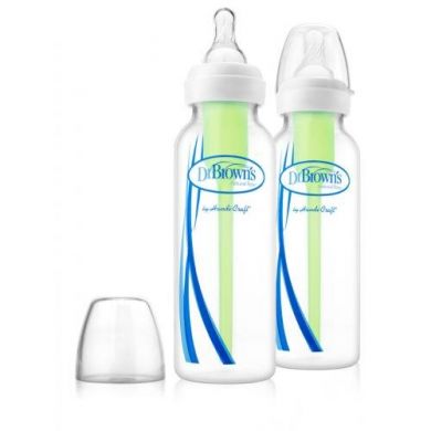 Набор с двух детских бутылочек для кормления с узким горлышком, 250 мл