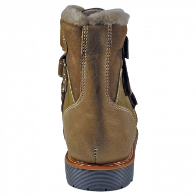 Ортопедические ботинки для мальчиков, зимние с натуральным мехом 06-756Мех
