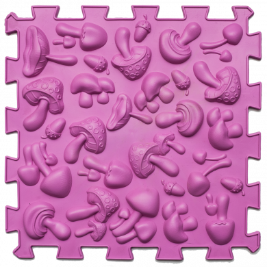 Масажний килимок Пазл Мікс Гриби, 1 елемент