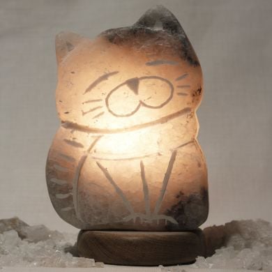 Соляна лампа Кішка 2 - 2,5 кг