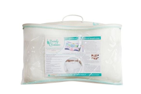 Ортопедична подушка для сну від зморшок Beauty Balance шовкова