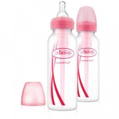 Детская бутылочка для кормления с узким горлышком, 250 мл, (2 шт)