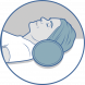Купить Ортопедическая подушка для шеи и ног (арт.J2522) с доставкой на дом в интернет-магазине ортопедических товаров и медтехники Ортоп