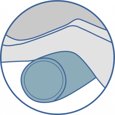 Ортопедическая подушка для шеи и ног (арт.J2522)