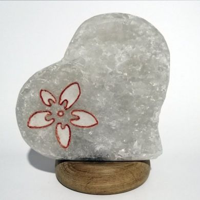 Соляна лампа Серце Весни 1,3 - 1,5 кг