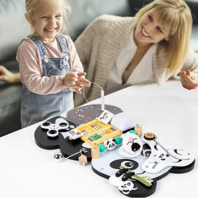 Дерев'яний Бізіборд Панда, Beauty Gadgets 12754