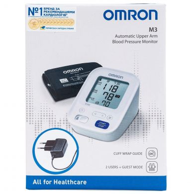 Тонометр автоматичний з манжетою на плече OMRON M3 фото № 6 (Райлів) Тонометр автоматичний з манжетою на плече OMRON M3 (Райлів)
