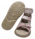 Купить Ортопедические сандалии для девочки, с супинатором Ortop 020l-Pea с доставкой на дом в интернет-магазине ортопедических товаров и медтехники Ортоп