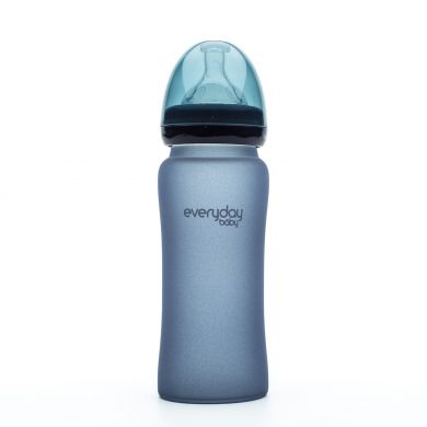 Стеклянная термочувствительная детская бутылочка Everyday Baby 300 мл 