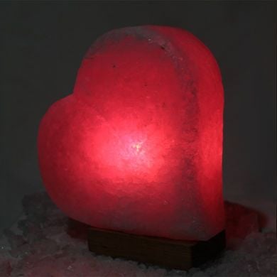 Соляна лампа Велике Серце 3,8 - 4,2 кг