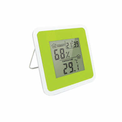Цифровий термометр-вологомір з годинником Т-07