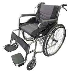 Візок інвалідний складний із санітарним оснащенням, Тип 1043