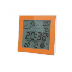 Цифровий термометр-вологомір з годинником Т-06