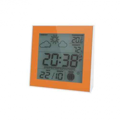 Цифровий термометр-вологомір з годинником Т-06