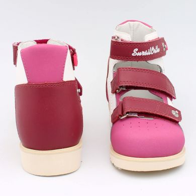 Ортопедичні туфлі для дівчинки, зі знімною устілкою Сурсіл-Орто 14-138