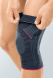 Купить Функциональный бандаж на колено Genumedi PT - серый левый с доставкой на дом в интернет-магазине ортопедических товаров и медтехники Ортоп