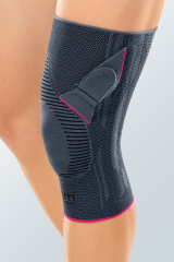 Функціональний бандаж на коліно Genumedi PT - сірий лівий